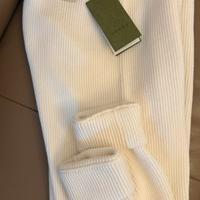 Gucci,pantaloni uomo casual,fine wool ivory!