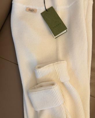 Gucci,pantaloni uomo casual,fine wool ivory!