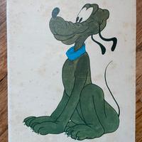 Stampa Vintage Pluto Disney anni 60/70