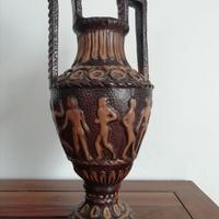 Vaso Greco in Ceramica Decorato a Mano Vintage