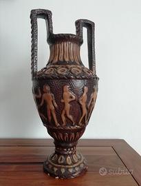 Vaso Greco in Ceramica Decorato a Mano Vintage