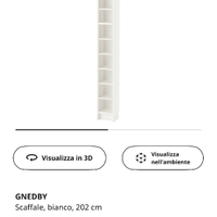 Scaffale Ikea Gnedy