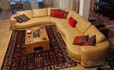 Divano vera pelle chateau d'ax