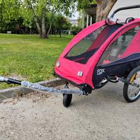 rimorchio bicicletta per bambini 