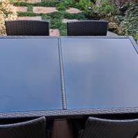 Tavolo in rattan da esterno