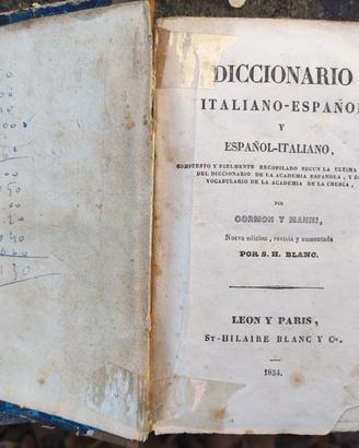 dizionario spagnolo antico 