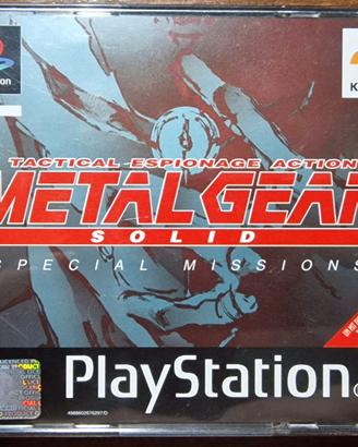 Ps1 gioco Metal Gear Solid 1