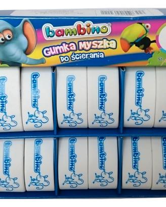 Gomme matita per cancellare bambini scuola 24 pz