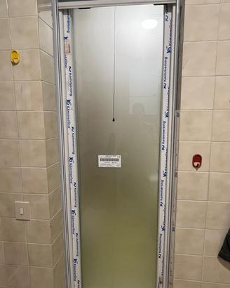 Porta pvc con vetro privacy