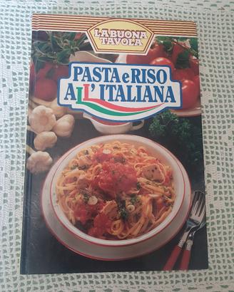 libro ricettario pasta e riso all italiana 1988
