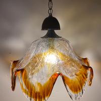 Lampadario in vetro di Murano anni ‘70 Mazzega