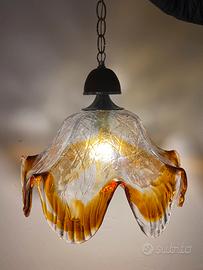 Lampadario in vetro di Murano anni ‘70 Mazzega