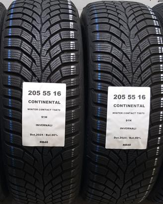 4 GOMME 205 55 16 CONTINENTAL RB48