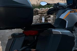 Tris valigie moto guzzi stelvio 2024