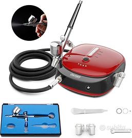 Mini Kit Aerografo, Professionale Compressore Air.
