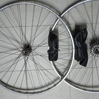 cerchi bici 26 diametro 590 mm+2 camere aria 