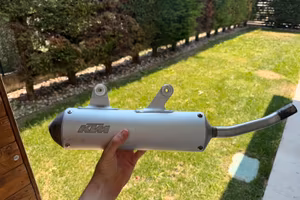 silenziatore ktm sx 125 19/22