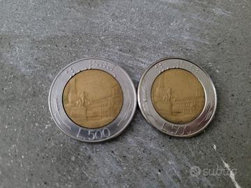 500 lire Monete bimetallica del 1992 1984