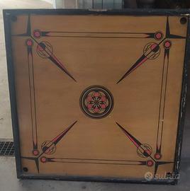Vintage: Tavolo da Carrom e tavola dama e tris