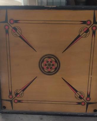Vintage: Tavolo da Carrom e tavola dama e tris
