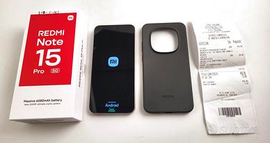 REDMI NOTE 15 PRO 5G 256GB 20GG DI VITA DA NEGOZIO