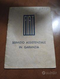 Libretto assistenza FIAT 1937 autocarro militare