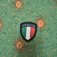scudetto Italia per divisa con velcro,nuovo come d