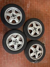 4 CERCHI IN LEGA ORIGINALI MINI R56 15” + GOMME