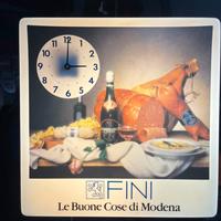 Orologio luminoso ( insegna pubblicitaria) Fini