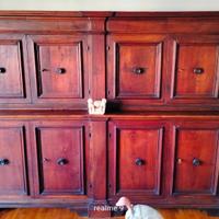 Straordinaria credenza sacrestia seicentesca, '600