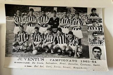 Calcio/Football Cartolina JUVENTUS 1963-64
