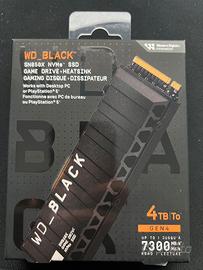 WD Black SN850X 4TB NVMe SSD PCIe 4.0