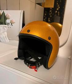 Casco moto custom