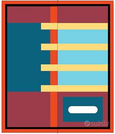 Opera Nathalie Du Pasquier su laminato ABET.