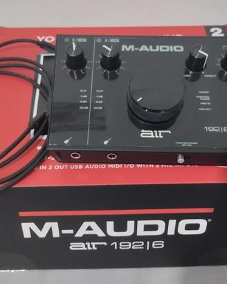 scheda audio m audio air 192 6