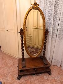Specchiera da terra 1900