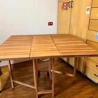 Tavolo legno salvaspazio pieghevole