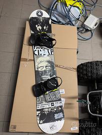 Tavola snowboard ride + attacchi Salomon