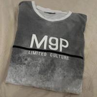 Maglia manica lunga maison 9 paris grigia e bianca