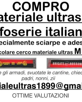 Sciarpe ultras Milan