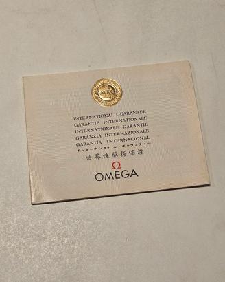 Libretto garanzia Omega 