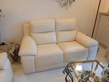 Divano 2 posti Relax pelle
