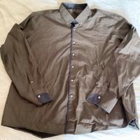Camicia uomo fantasia Made in Italy  4XL