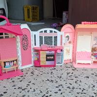 2 casette di barbie richiudibili
