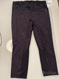 Leggins nero e grigio donna taglia XL