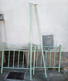 lettino singolo in ferro smaltato 