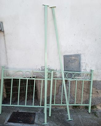 lettino singolo in ferro smaltato 