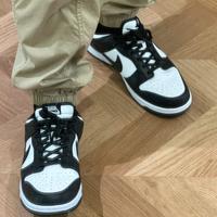 Nike Dunk Low Retro White Black Pand 43