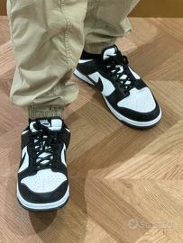 Nike Dunk Low Retro White Black Pand 43