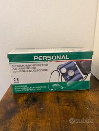 Sfigmomanometro ad aneroide con fonendoscopio